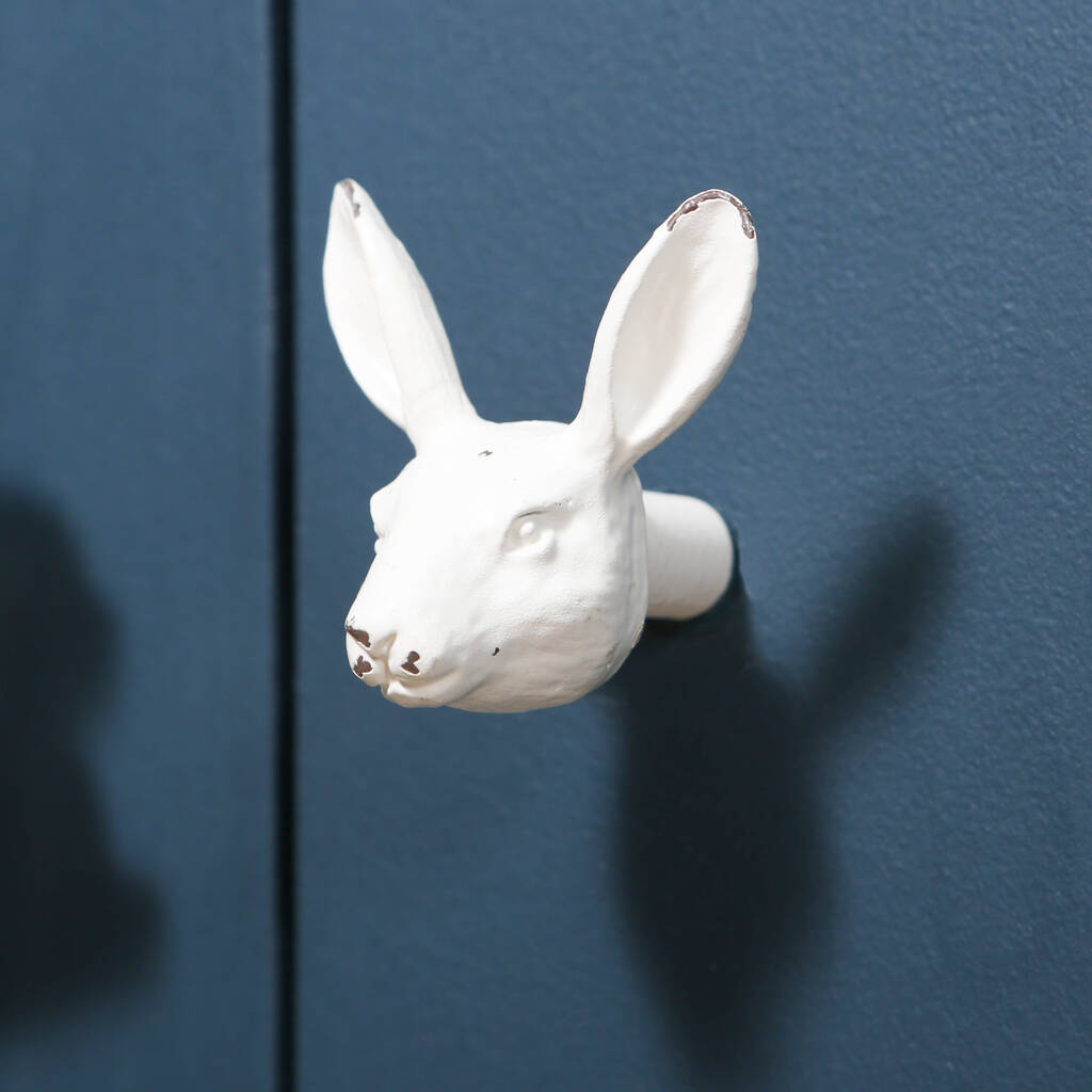 White Rabbit Drawer Knob, 1 of 3
