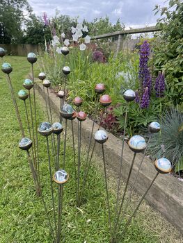 Stylish Cluster Of Five Marbles For Garden, 3 of 10