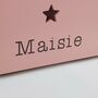 Personalised Large Pink Star Design Toy Box, thumbnail 2 of 3