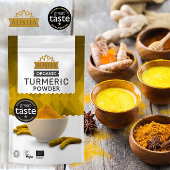 Ausha Great Taste Award Organic Turmeric Powder 200g Double Strength, 7 of 12