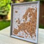 Mini Travel Gift Set Europe Map With Push In Pins And Scrapbook, thumbnail 6 of 8