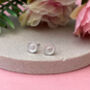 Good Luck Sterling Silver Mini Sunflower Earrings, thumbnail 9 of 12
