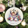 Personalised Havanese In Christmas Lights, thumbnail 3 of 9