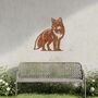 Majestic Fox Metal Wall Art For Garden And Home Decor Gift, thumbnail 1 of 10