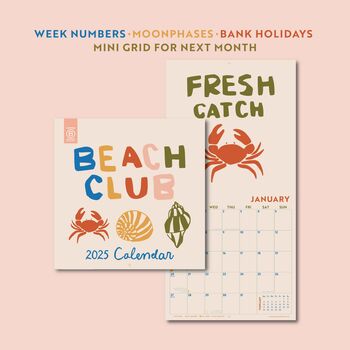 2025 Calendar | Beach Club, 7 of 9
