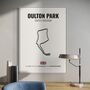 Oulton Park F1 Track Print F1 Gift, Father's Day Gifts, thumbnail 2 of 2