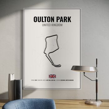 Oulton Park F1 Track Print F1 Gift, Father's Day Gifts, 2 of 2