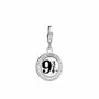 Harry Potter Sterling Silver Platform Nine Three/Four Clip Charm With Crystal Elements, thumbnail 1 of 3