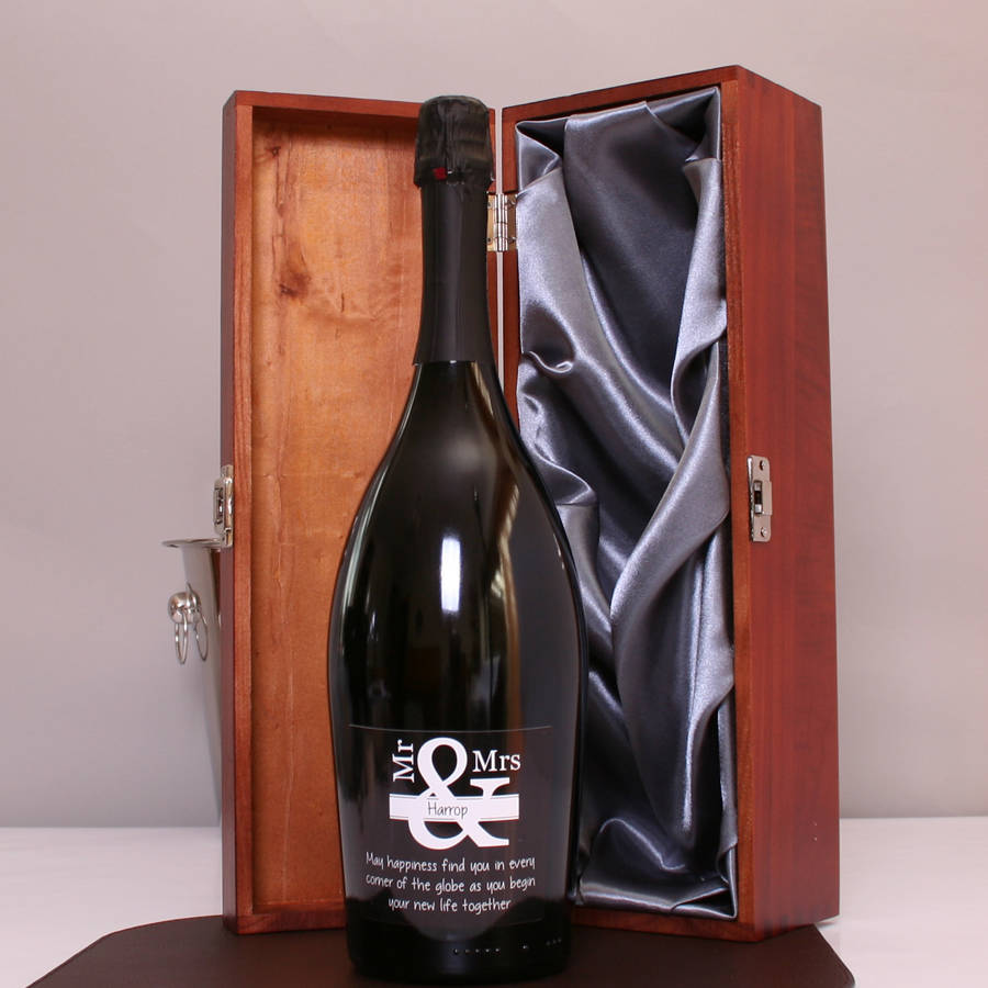 Personalised Mr And Mrs Magnum Prosecco Gift, 1 of 6