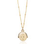 Seychelles Gold Plated Spinning I Love You Pendant, thumbnail 3 of 4