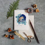 Christmas Owl Watercolour Greetings Card, thumbnail 1 of 2