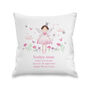 Personalised Fairy Princess Cushion, thumbnail 4 of 4