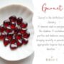 Natural Garnet Teardrop Earrings, thumbnail 6 of 11