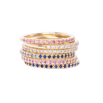 Gold Or Silver Eternity Rings, 6 of 11