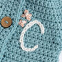 Personalised Baby Cardigan Easy Crochet Kit, thumbnail 6 of 10