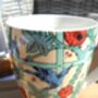 Set Of Six China Aspen Mugs In Blue Bird Trellis Design, thumbnail 9 of 11