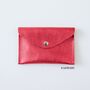 Pink Leather Coin And Card Envelope Purse, thumbnail 4 of 8