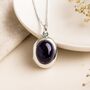 Personalised Sterling Silver Amethyst Locket, thumbnail 2 of 11