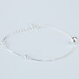 Sterling Silver Ball Detail Bracelet, thumbnail 1 of 5