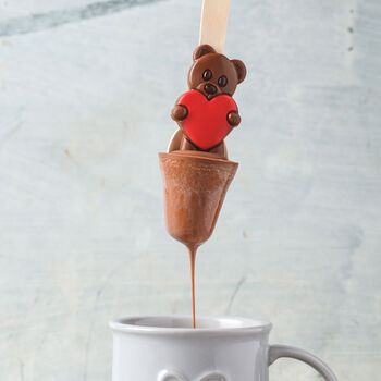 Valentine's Day Teddy Hot Chocolate Spoon, 3 of 3