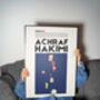 Achraf Hakimi Psg Football Poster, thumbnail 3 of 6