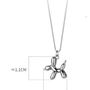 Balloon Dog Sterling Silver Pendant Necklace, thumbnail 2 of 4