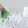 Personalised Initials Crystal Champagne Bucket, thumbnail 4 of 4