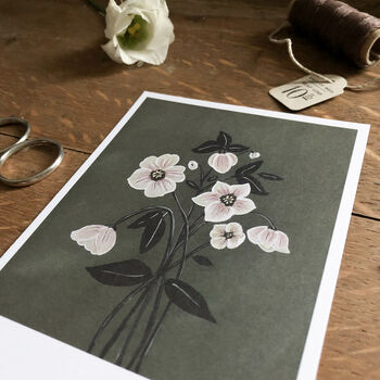 Hand Illustrated ‘Flowers By Post’ Postcard Set, 5 of 7