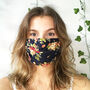 Floral Fabric Face Mask, thumbnail 2 of 12