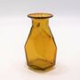 Recycled Glass Vase | 16cm Faceted | Four Colours, thumbnail 2 of 5