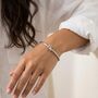 Knot Bangle Silver Non Tarnish Waterproof, thumbnail 6 of 9