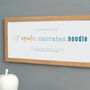'What3words' Personalised Place Name Print, thumbnail 1 of 3