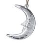 Silver Glass Man In The Moon Hanging Decoration, thumbnail 5 of 5