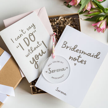 Personalised Will You Be My Bridesmaid Gift Set, 3 of 9