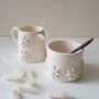 Milk Jug And Sugar Bowl Set With Wooden Spoon, thumbnail 5 of 7