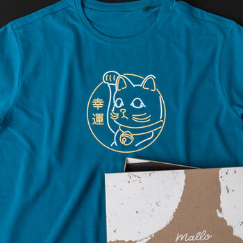 Lucky Cat Graphic T Shirt, 2 of 8