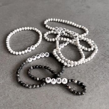 Thank You Mum Gemstone Bracelet, 6 of 8
