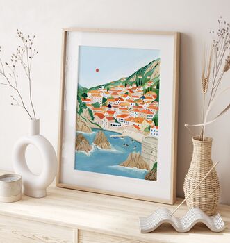 Dubrovnik, Croatia Travel Art Print, 4 of 7