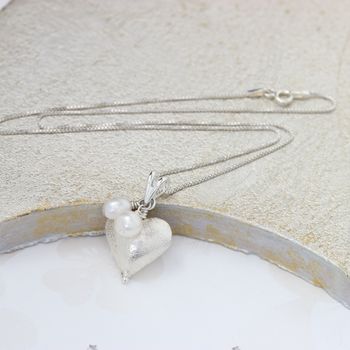 Rosaline Silver Heart Necklace, 4 of 12