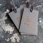 Don't Get Your Hopes Up Foil Gift Tags, thumbnail 2 of 6