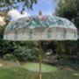 Sperarmint Blue Paradise Printed Garden Parasol, thumbnail 4 of 4