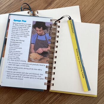 'Making Cakes' Upcycled Notebook, 4 of 6