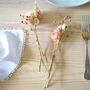 Personalised Set Of Dried Flower Place Settings, thumbnail 9 of 11