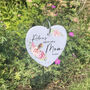 Robins Appear Heart Memorial Garden Tag Wire Holder, thumbnail 1 of 3