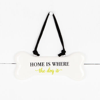 Dog Phrase Bone Decoration With Gift Bag, Fathers Day, 6 of 7