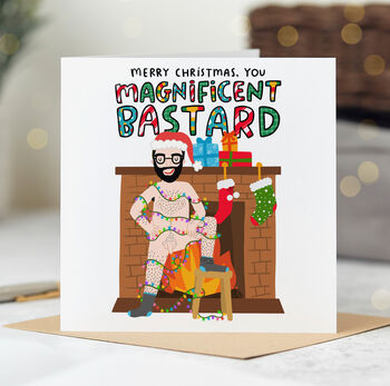 Magnificent Bastard Christmas Card, 3 of 5