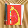 Giraffe 3rd Birthday Card, thumbnail 4 of 4