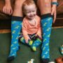 Dinosaur T Rex Bamboo Socks For Children, thumbnail 3 of 3