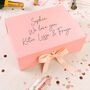 Personalised Luxury A4 Blush Pink Gift Box, thumbnail 4 of 8