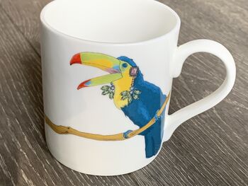 Toucan Print Illustrated Mug, 4 of 5